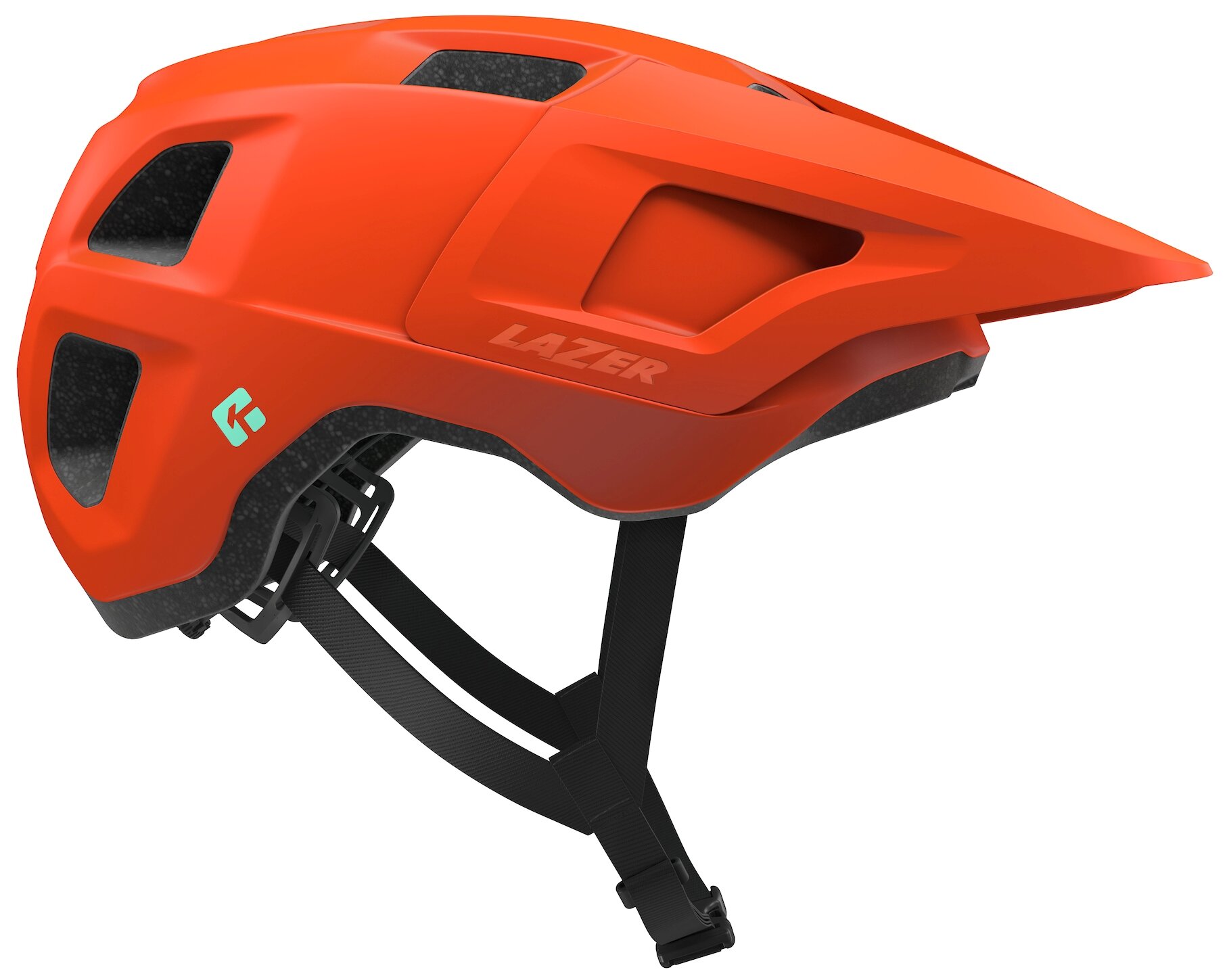 Kask rowerowy LAZER Lupo KinetiCore Pomarańczowy MTB (rozmiar uniwersalny)