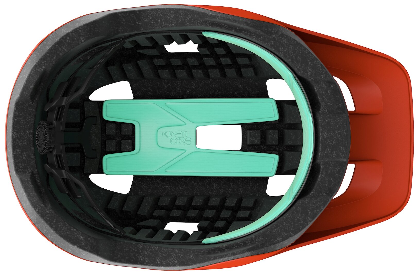 Kask rowerowy LAZER Lupo KinetiCore Pomarańczowy MTB (rozmiar uniwersalny) - obrazek 3